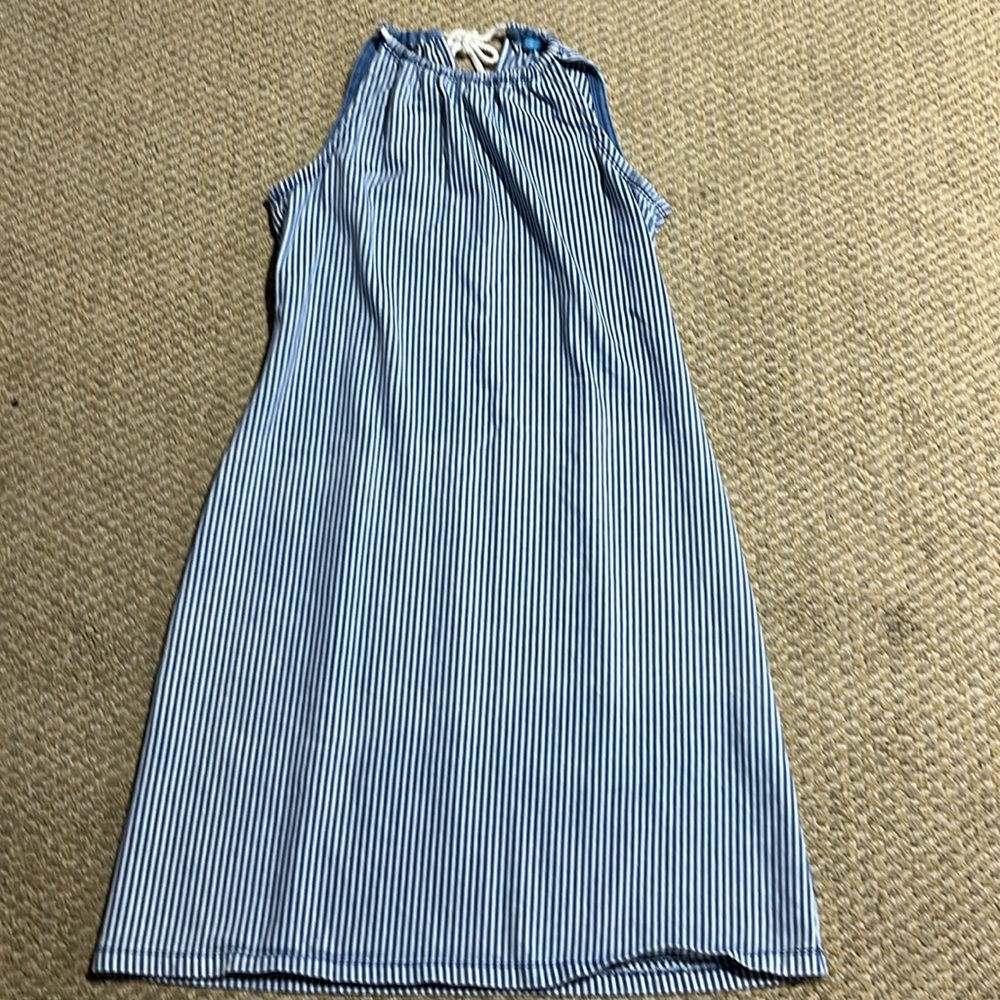 J. McLaughlin lightweight striped summer cotton dress - size small.